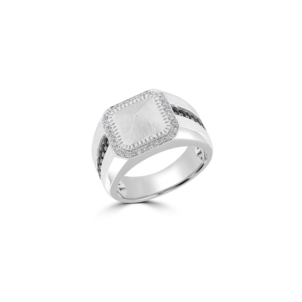 Geometric Diamond Ring
