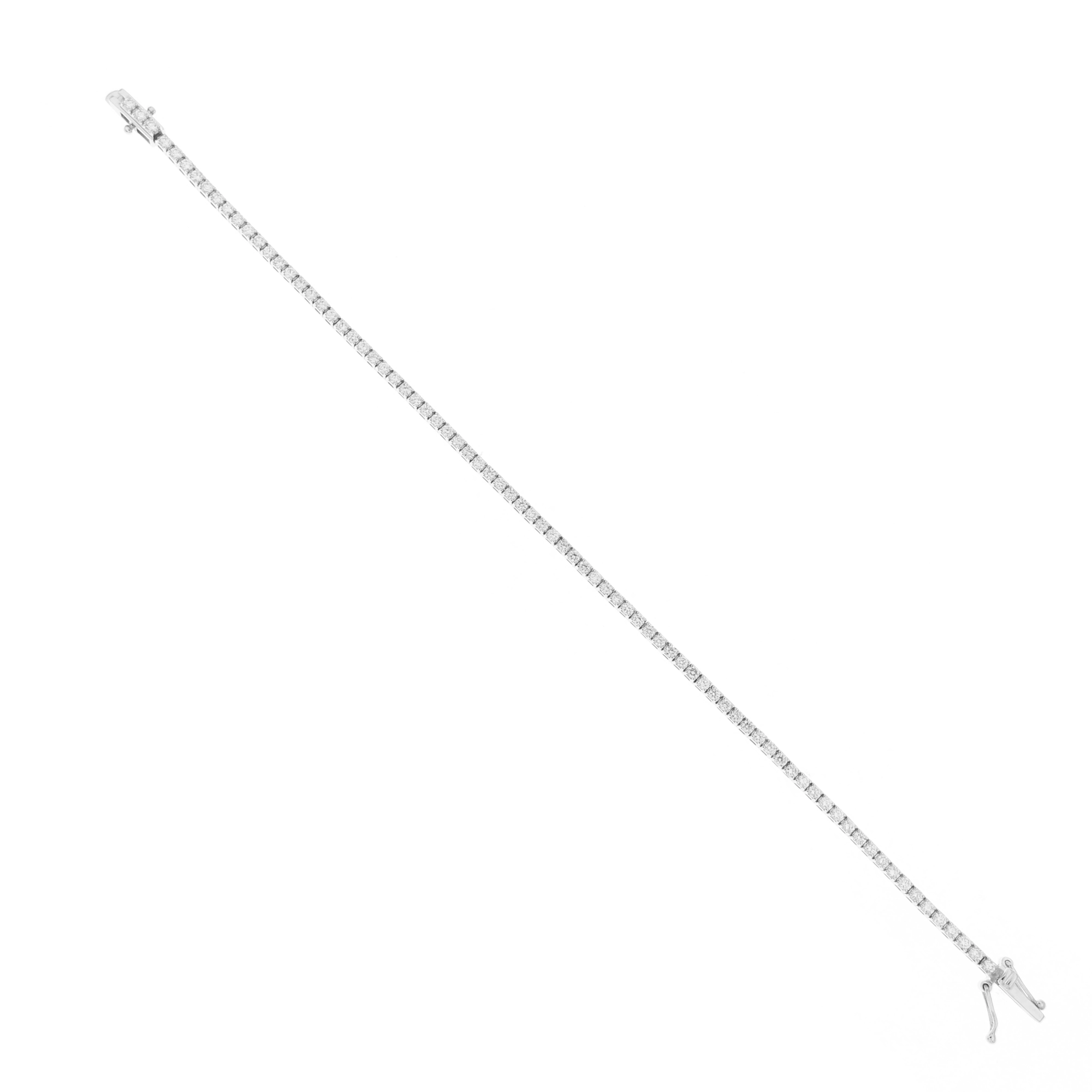 Diamond Classic Tennis Bracelet in 18K White Gold