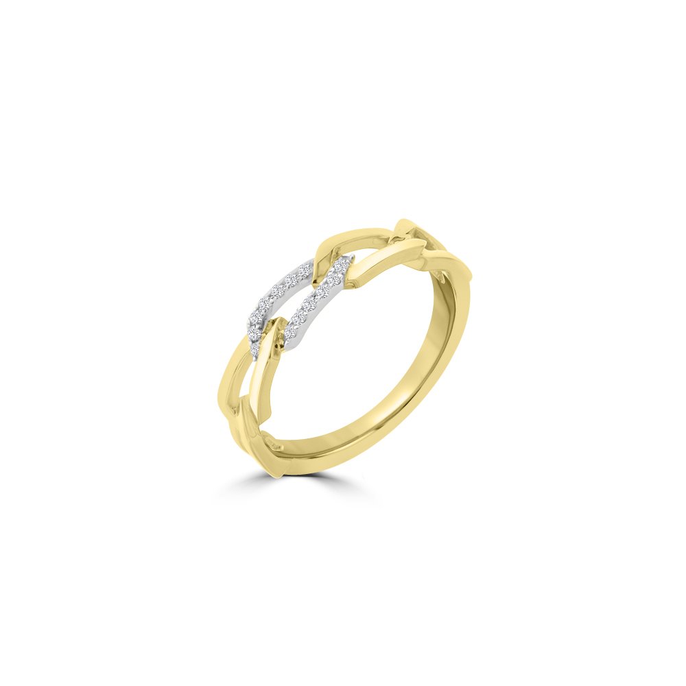 Diamond Link Ring