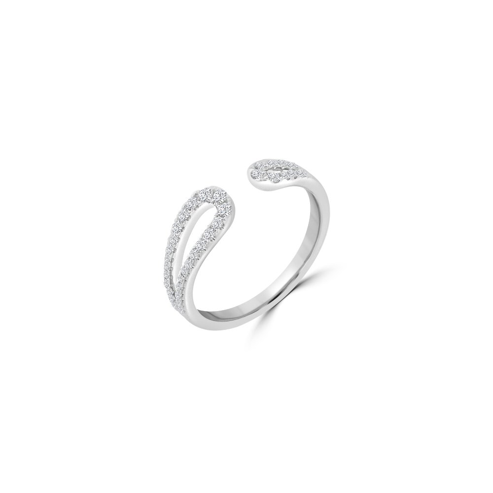 Diamond Teardrop Ring