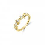 Diamond Triangle Ring