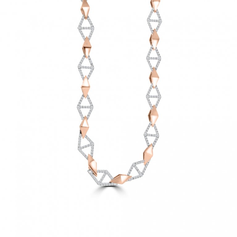 Diamond Eternity Links Necklace
