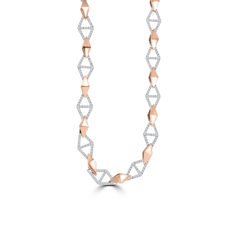 Diamond Eternity Links Necklace