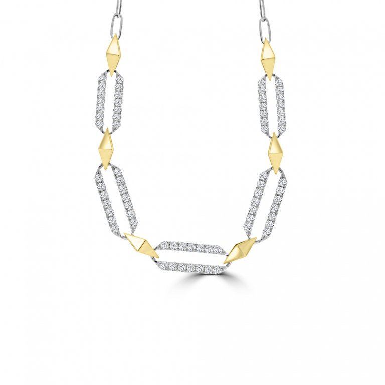 Diamond Eternity Links Necklace