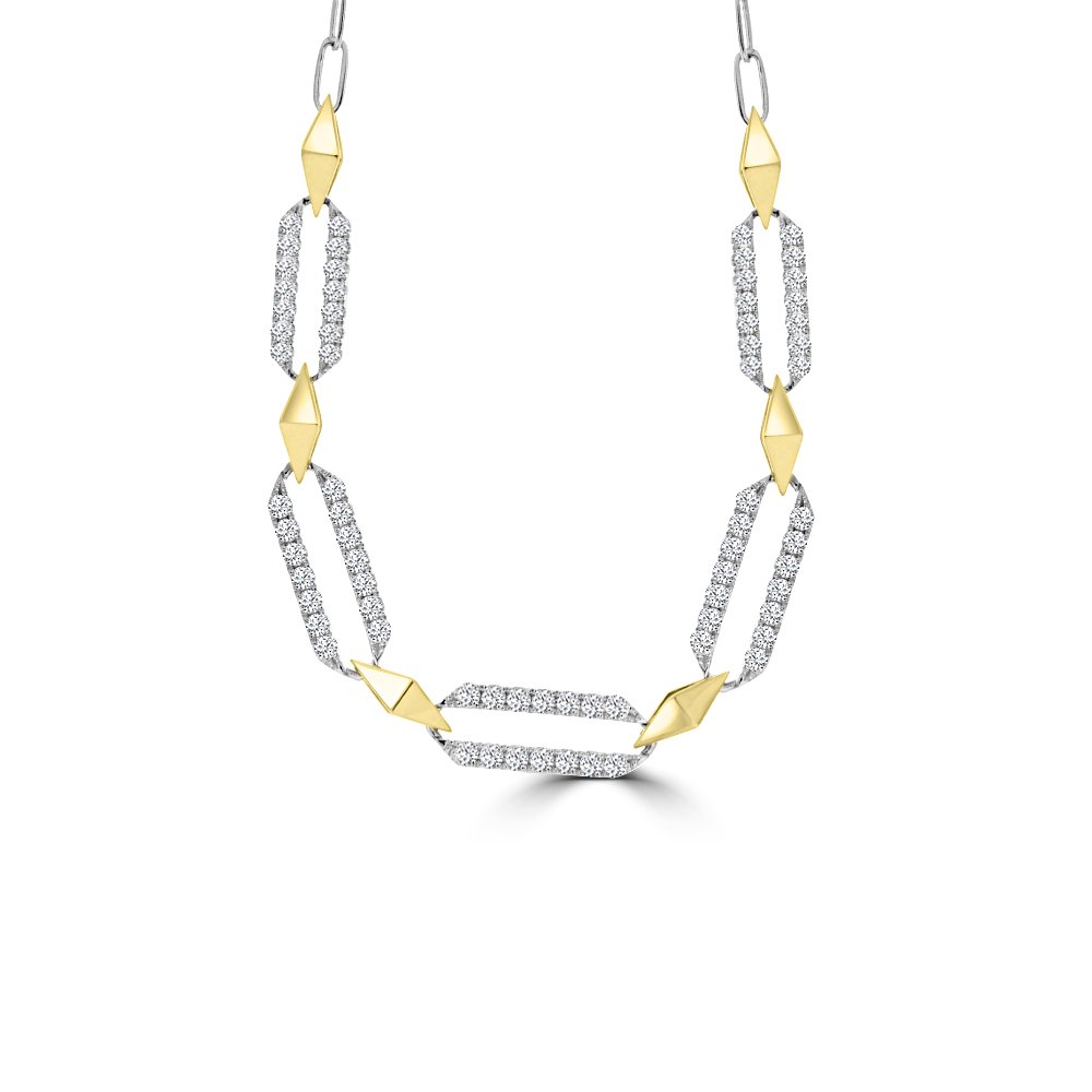 Diamond Eternity Links Necklace