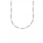 Diamond Spikes Chain Necklace