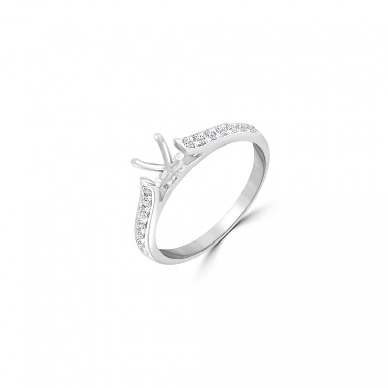 Pavé Diamond Engagement Ring Mount