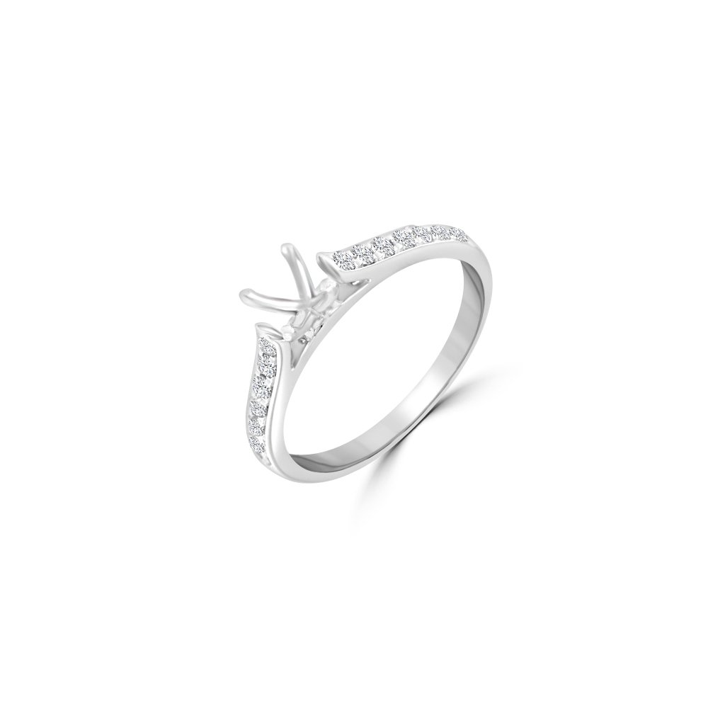 Pavé Diamond Engagement Ring Mount