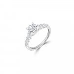 Solitaire Twist Diamond Ring
