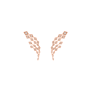 Diamond Shooting Star Earrings