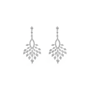 Diamond Shooting Star Drop Earrings