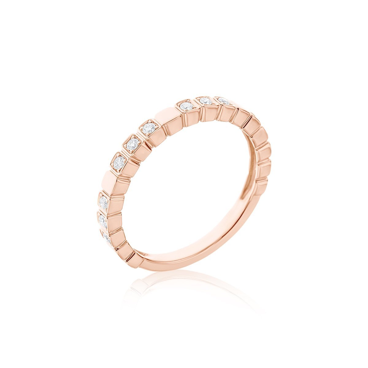 Ice Cube Diamond Ring Band