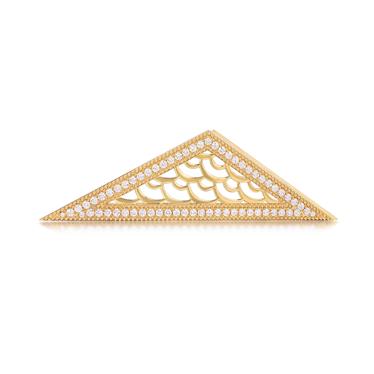 Geometric Sail Brooches-Splendid Voyage-Fine Jewellery Reimaged