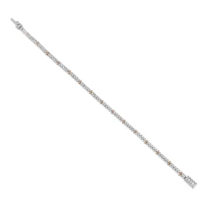 Diamond Gold Beaded Bracelet