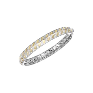 Diamond Woven Bangle