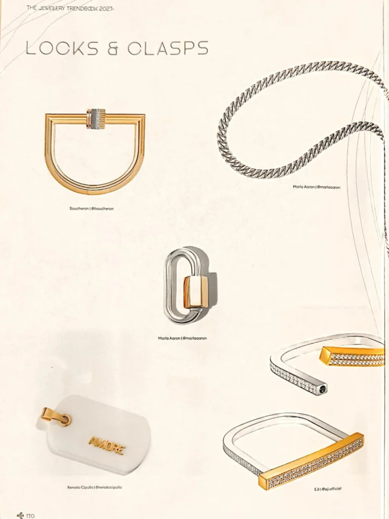 EJI 在 2025 年维琴察珠宝展大放异彩:荣登《2027 珠宝趋势手册》 22 D Lock on trendvistion