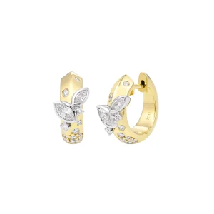 Sprinkle of Diamonds Huggie Earrings
