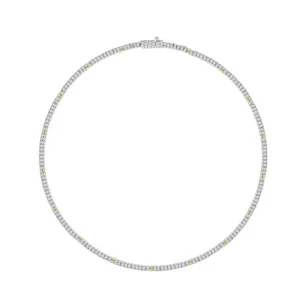 Diamond Gold Bar Necklace