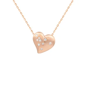 Diamond Heart Pendant with Chain