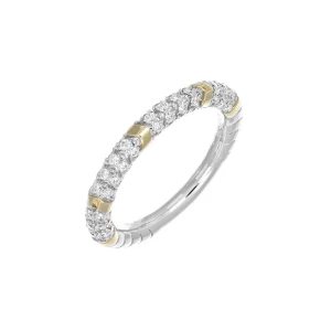 Diamond Gold Bar Ring