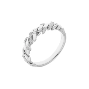 Diamond Woven Ring