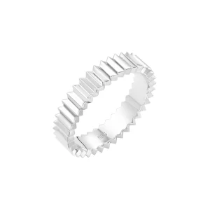 Plain Gold Fluted Men Ring