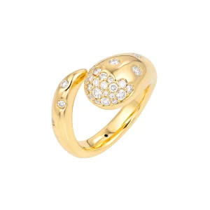 Diamond Teardrop Ring