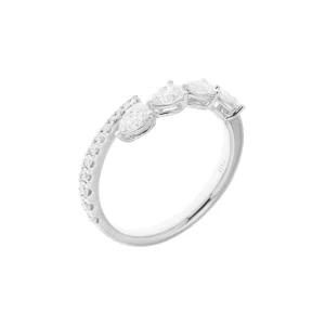 Pear Shaped Diamond Ring