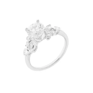 Marquise Cut Diamond Cluster Engagement Ring