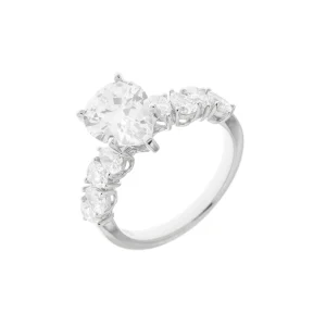 Pear Shaped Diamond Fancy Engagement Ring