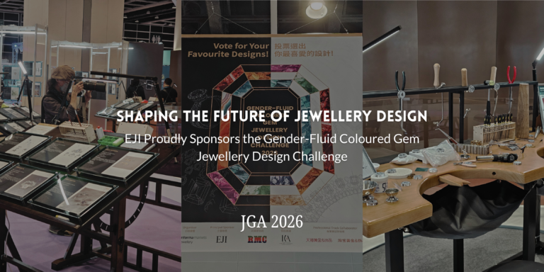 Shaping the Future of Design: EJI Proudly Sponsors the Gender-Fluid Coloured Gem Jewellery Design Challenge at JGA 2026