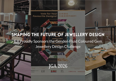 Shaping the Future of Design: EJI Proudly Sponsors the Gender-Fluid Coloured Gem Jewellery Design Challenge at JGA 2026