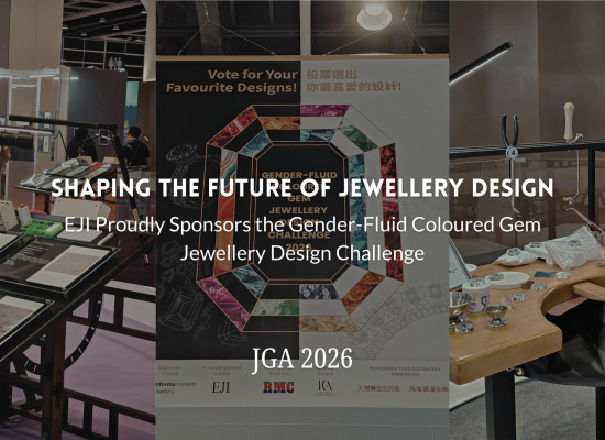 Shaping the Future of Design: EJI Proudly Sponsors the Gender-Fluid Coloured Gem Jewellery Design Challenge at JGA 2026